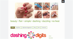 Desktop Screenshot of dashingdigits.com